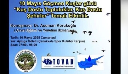 Her Daim Doğa Dostları tarafından Dünya Göçmen Kuşlar Günü etkinliği düzenleniyor