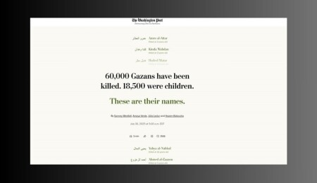 Washington Post, Gazze'de öldürülen 18 bin 500 Filistinli çocuğun isimlerini yayımladı