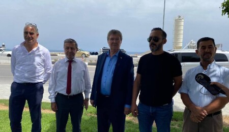 Başbakan Ünal Üstel, Alsancak-Lapta yolunda incelemeler yaptı: 3 aya kadar bitirilecek