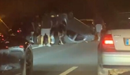 Gazimağusa - Lefkoşa ana yolunda kaza: 2'si çocuk toplam 4 kişi yaralandı!
