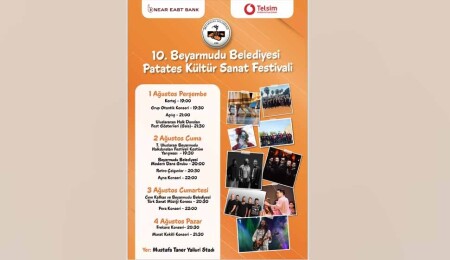 Beyarmudu Patates Kültür Sanat Festivali bu akşam başlıyor
