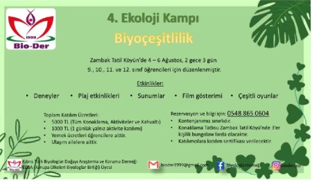 Biyologlar Derneği, ekoloji kampı deneyimi ile gençleri buluşturuyor