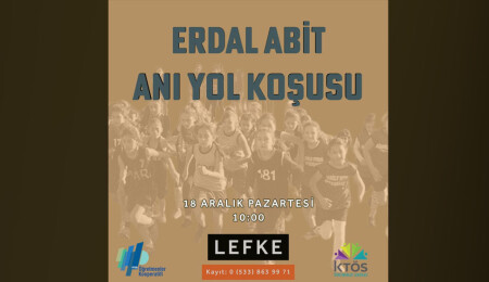 Erdal Abit Anı Yol Koşusu bu yıl 18 Aralık tarihinde Lefke'de yapılacak