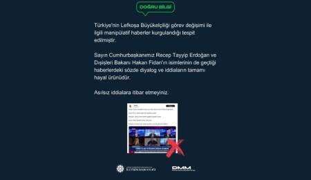 Dezenformasyonla Mücadele Merkezi: Türkiye’nin Lefkoşa Büyükelçiliği ile ilgili iddialar asılsızdır