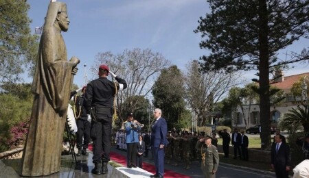 Greek President Tasoulas makes first official trip to Cyprus