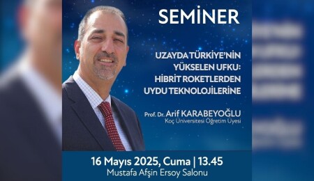 Uzay teknolojilerinin öncüsü Prof. Dr. Arif Karabeyoğlu DAÜ'de söyleşi yapacak