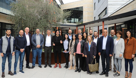 Tufan Erhürman and the accompanying delegation visited Girne district