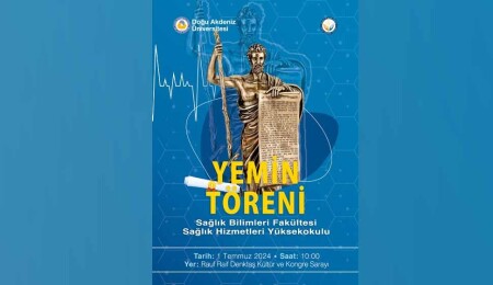 DAÜ sağlık profesyonelleri yemin edecek