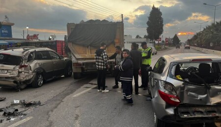 Demirhan'da yaya geçidindeki kaza ucuz atlatıldı