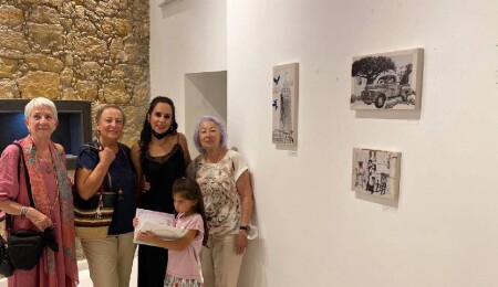 Keçeci’nin kişisel sergisi “I Spy With My Little Eye” Rüstem Kitabevi’nde açıldı