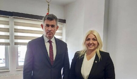 Mehmetçik-Büyükkonuk Belediye Başkanı Tuğlu’dan Feyzioğlu’na ziyaret
