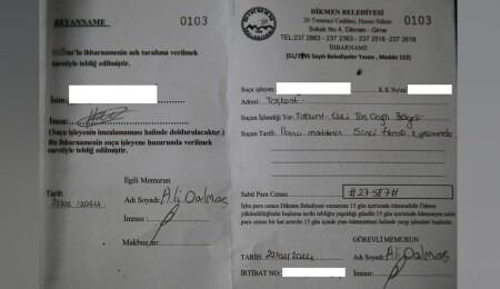 Dikmen’de çevre kirliliğine 27 bin 587 TL para cezası