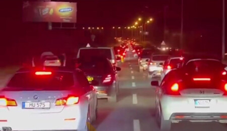 Lefkoşa-Girne ana yolunda zincirleme kaza!