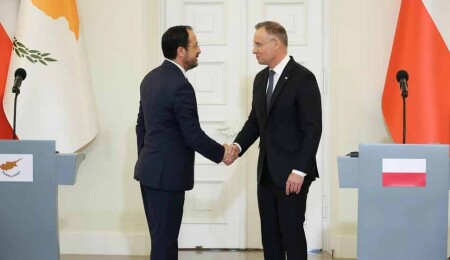 Nikos Hristodulidis, Kıbrıs sorununda Rum tezlerine destek veren Polonya’ya teşekkür etti