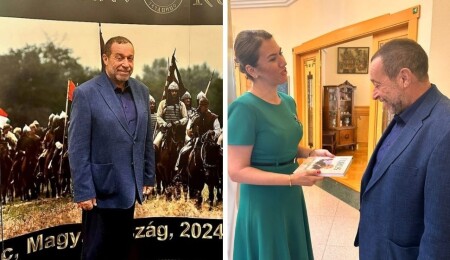 Serdar Denktaş, daimi KKTC delegesi olarak Macaristan Turan Kurultayı'nda