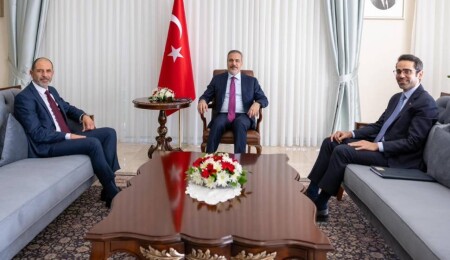 Türkiye Cumhuriyeti Dışişleri Bakanı Hakan Fidan, Kudret Özersay ile görüştü