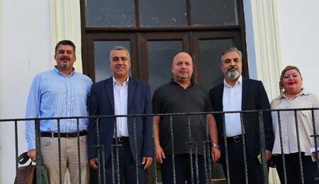 Hamit Bakırcı, Cenk Dökmen’i kabul etti