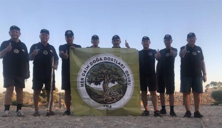 Her Daim Doğa Dostları, "Salamis Harabeleri Yürüyüş" etkinliği düzenledi
