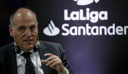 LaLiga Başkanı Tebas'dan Barcelona'ya eleştiri