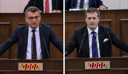 Tufan Erhürman Ercan'daki tartışmalı sözleşmeyi sordu, Erhan Arıklı yanıt verdi: Kırmızı çizgimiz 2042