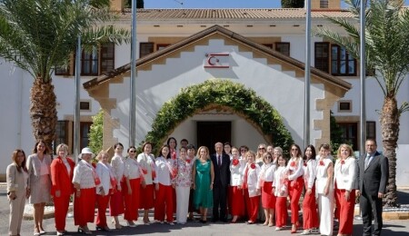 Cumhurbaşkanı Ersin Tatar ile eşi, Kazakistan İş Kadınları İşbirliği Derneği ve Girişimci Kadınlar Derneği ile görüştü