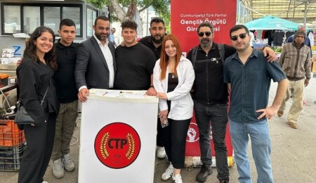 CTP Gençlik Örgütü Girne İlçesi’nden imza kampanyası ve eyleme katılımı çağrısı