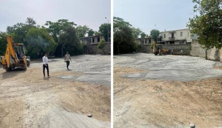 Atıl durumdaki arazi park alanına dönüştürüldü