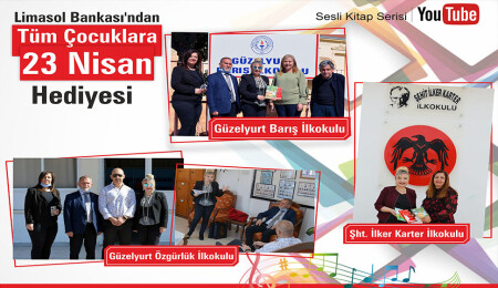 Limasol Bankası’ndan tüm çocuklara 23 Nisan hediyesi