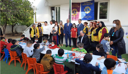 Lions kulüplerinden etkinlik… Algım Özel Eğitim Merkezi’nde boyama etkinliği düzenlendi