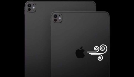 Yeni iPad Pro modellerindeki Apple logosu cihazı soğutuyor