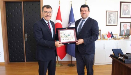 İTÜ Rektörü Prof. Dr. Hasan Mandal’dan Prof. Dr. Hasan Kılıç’a ziyaret