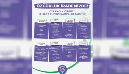 CTP Kadın Örgütünden 8 Mart etkinlikleri
