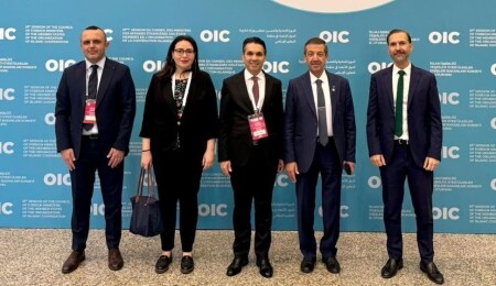 Ertuğruloğlu, İİT toplantısında: Kalıcı çözümün yolu iki devletten geçiyor