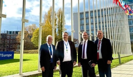 Kıbrıs Türk Belediyeler Birliği heyeti, Strasbourg'da Avrupa Konseyi toplantılarına katıldı