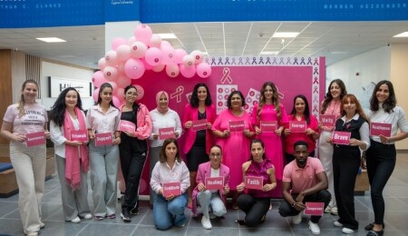 Bahçeşehir Kıbrıs Üniversitesi'nden Meme Kanseri Farkındalık Ayı kapsamında "Pembe Gün" etkinliği