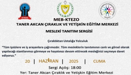 Taner Akcan Çıraklık ve Yetişkin Eğitim Merkezi okul sergisi başlıyor