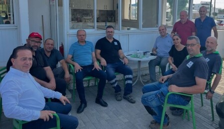 Barçın, Kürşat, Şahali ve Özuslu Binboğa’yı ziyaret etti: Üretimin yanındayız