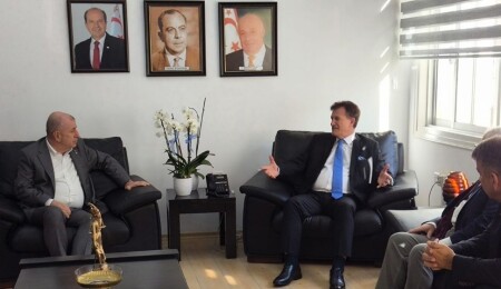 Arıklı, Özdağ'ı kabul etti: Türkiye, iktidarı ve muhalefetiyle iki devletli çözümün arkasında!