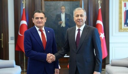 Dursun Oğuz, Türkiye İçişleri Bakanı Yerlikaya ile güvenlik ve koordinasyon konularını ele aldı