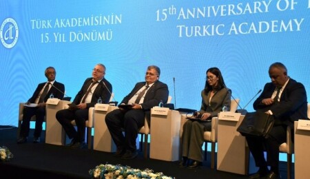 EVKAF Genel Müdürü Tümer Ankara’da düzenlenen Türk Akademisinin 15. kuruluş yıldönümü törenine katıldı