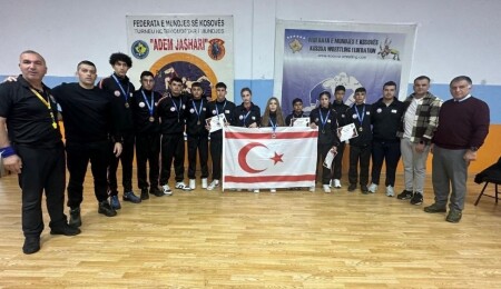 KKTC güreşinde tarihi başarı: Kosova'dan 11 sporcu ile 11 madalya