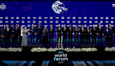 Dışişleri Bakanı Tahsin Ertuğruloğlu, 9. TRT World Forum’a onur konuğu olarak katıldı