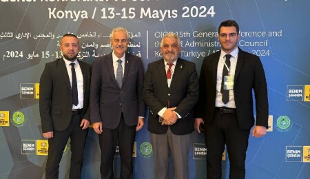 Hayri Orçan ve Salih Çeliker 'İslam Başkentleri ve Şehirleri Genel Konferansı'na katıldı