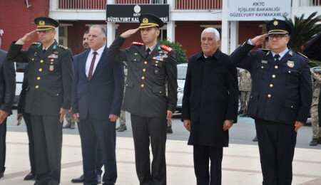 Güzelyurt Belediye Başkanı Özçınar, şehitleri anma törenine katıldı