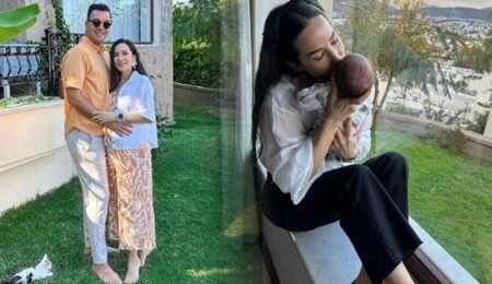 İpek Açar'dan oğlu Ömer ile ilk paylaşım