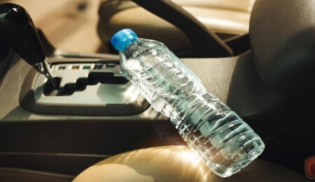 Araçta bıraktığınız plastik şişelere dikkat!