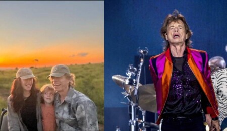 Müzik efsanesi Mick Jagger’dan mutlu aile pozları