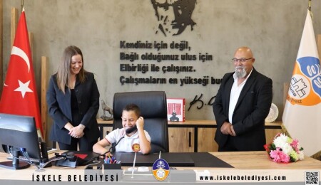 İskele Belediyesi’nde görev çocukların...