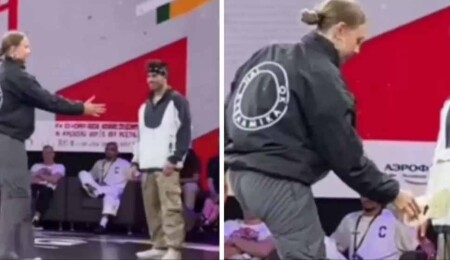 İrlandalı sporcu, İsrailli rakibiyle ayakkabısıyla tokalaştı