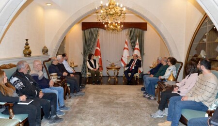 Cumhurbaşkanı Tatar Selimiye Camisi restorasyon ekibini kabul etti: Cami Ramazdan'da ibadete hazır olacak